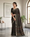 Tew Semi Cotton Ajrakh Printed Saree Collections